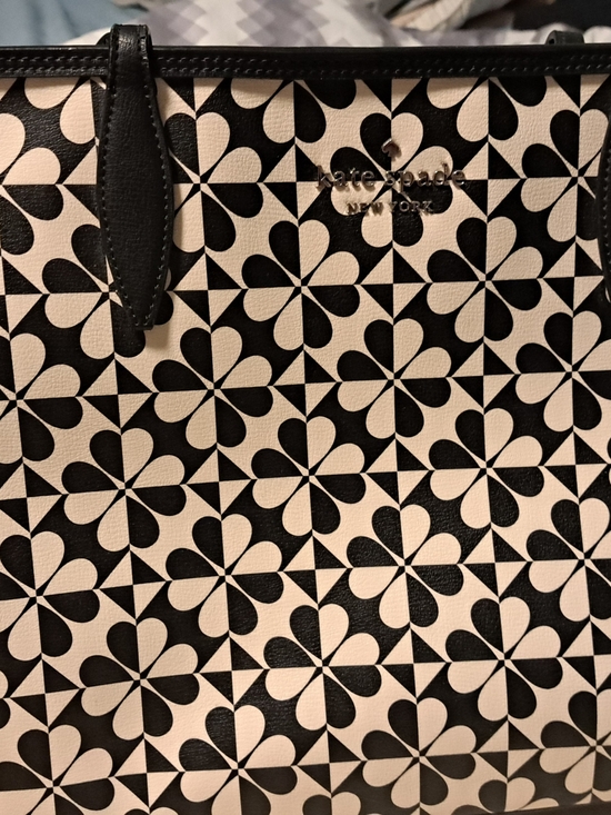 kate spade Handbags - kate spade Black and Cream Floral Geometric Tote